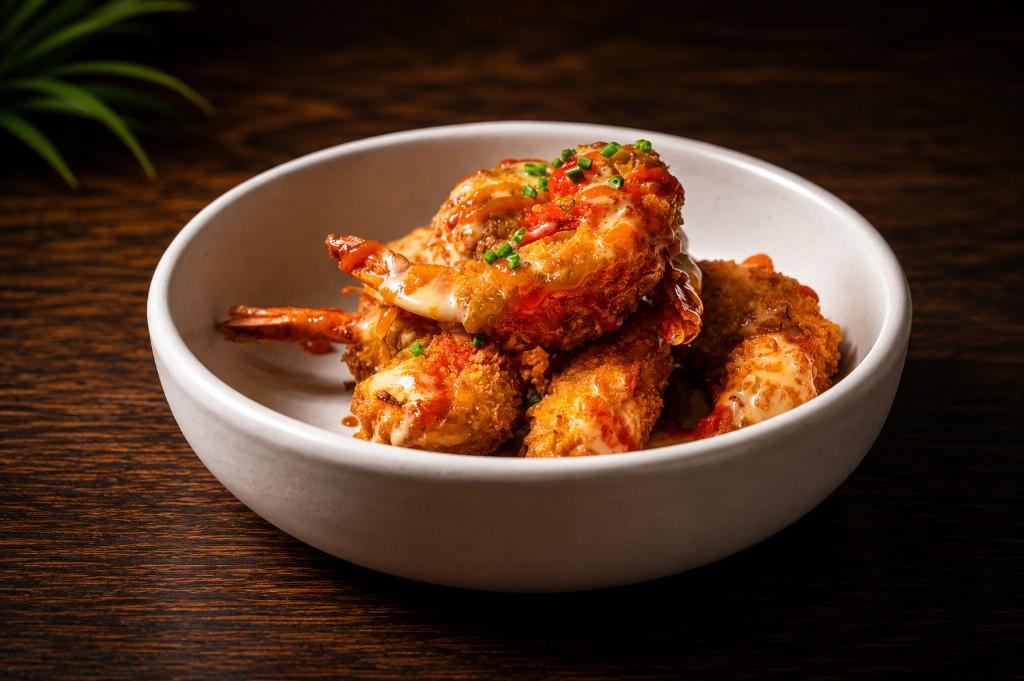 Dynamite Shrimp: crispy, creamy, shareable